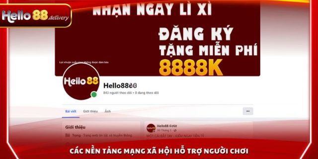 Các nền tảng mạng xã hội hỗ trợ người chơi