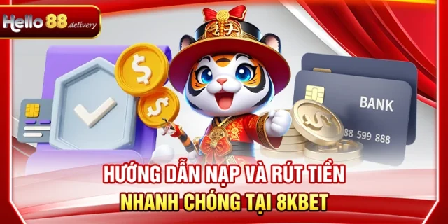 Hướng dẫn nạp và rút tiền nhanh chóng tại 8KBET 