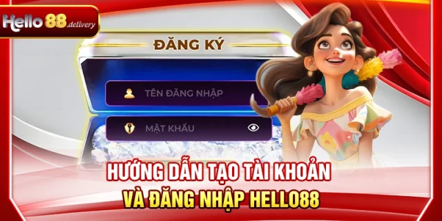 Hướng dẫn tạo tài khoản và đăng nhập Hello88