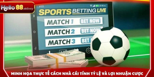 Minh họa thực tế cách nhà cái tính tỷ lệ và lợi nhuận cược