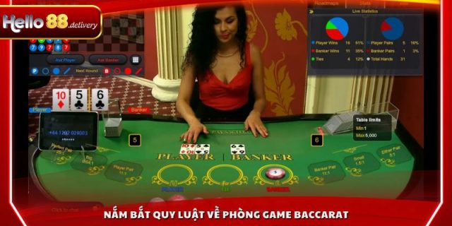Nắm bắt quy luật về phòng game Baccarat